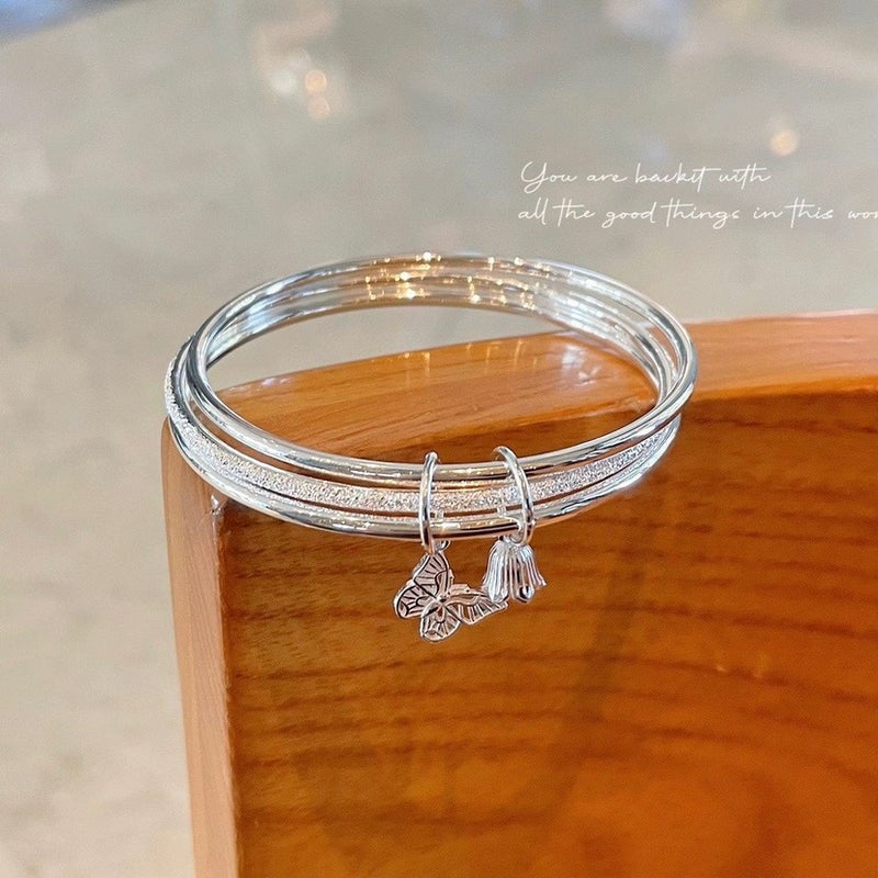 Sansheng Iii Bracelet Women'S Silver Plated Bracelet Niche Gift For Wife And Girlfriend Valentine'S Day Gift - Image 2